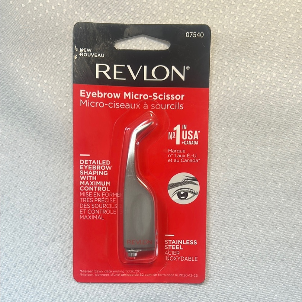 Revlon Eyebrow Micro-Scissor Stainless Steel Scissors Detail & Shaping